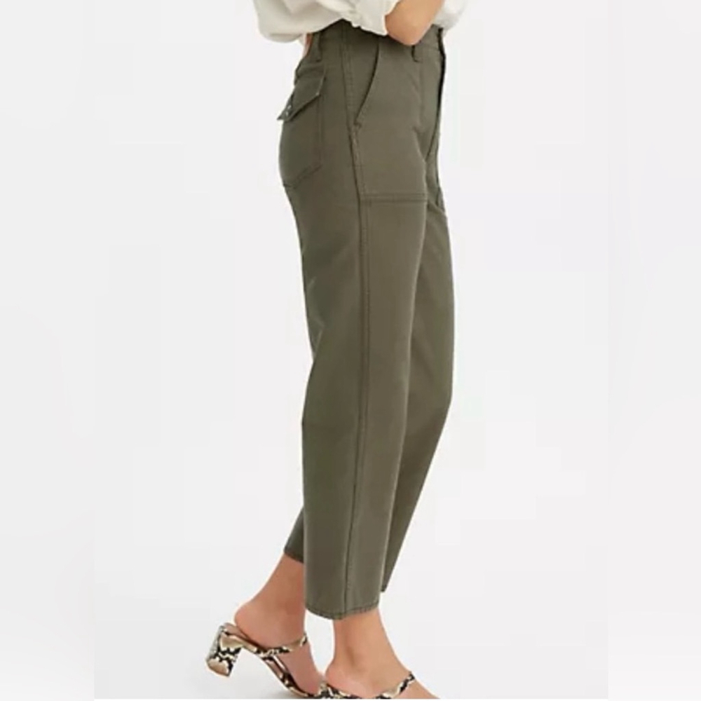 Levi's Ribcage Utility Wide Leg 30 x 29 NWT Green - Picture 2 of 7